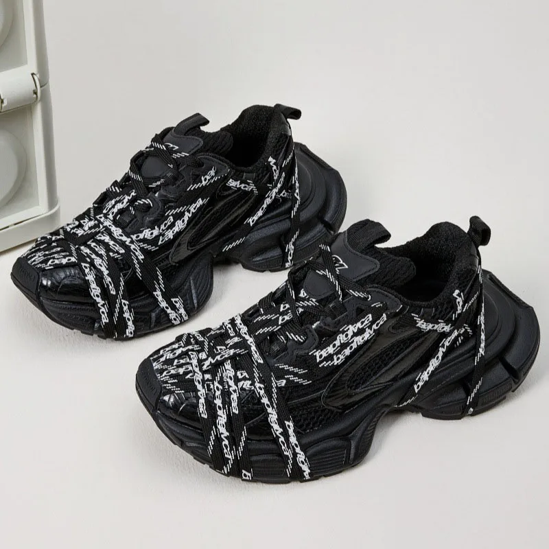 

New Dad Shoes Women's Casual Sport Shoes Thick Bottom Men's Women's Style Mesh Breathable Fashion Lovers Sports Shoes