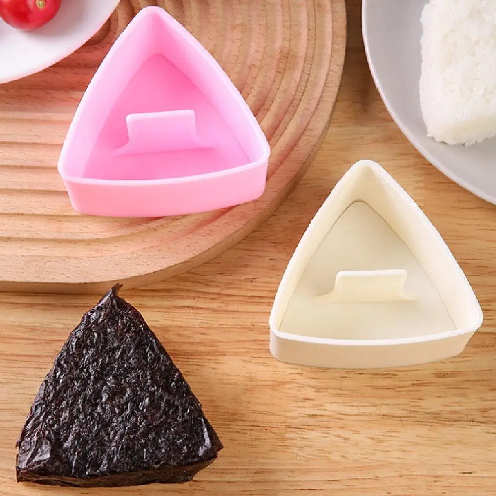 DIY Sushi Mold Onigiri Rice Ball Food Press Triangular Sushi Maker Mold Japanese Home Kitchen Bento Accessories Tools