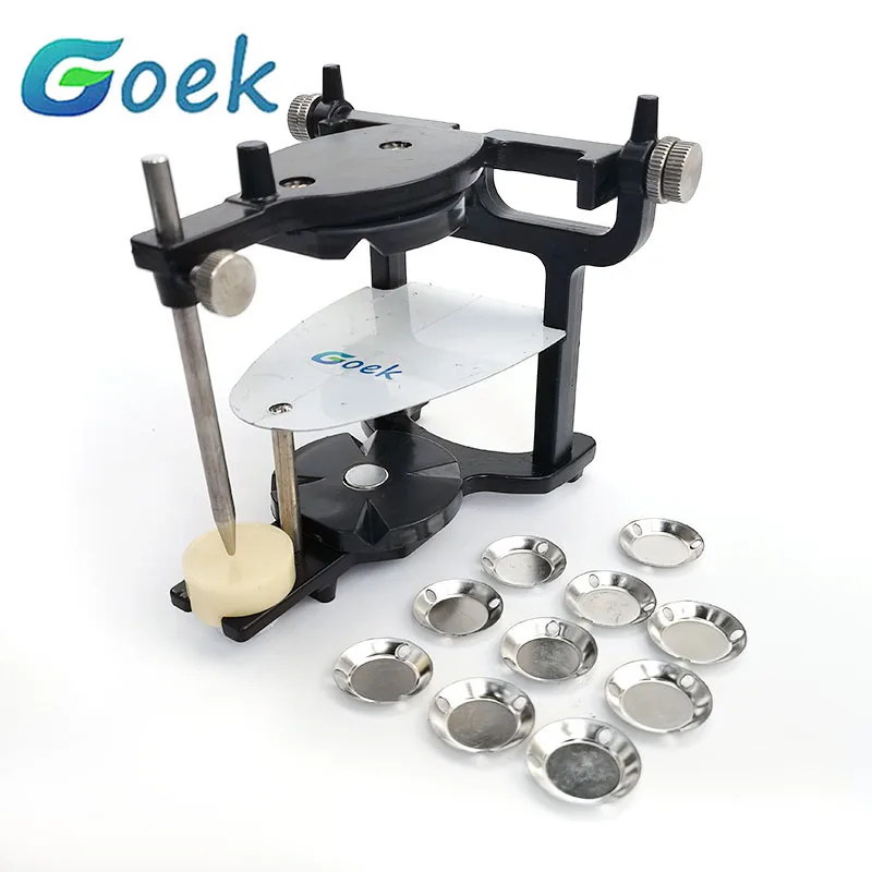 Dental Magnetic Denture Articulators Big C Type Anatomical Denture Articulator Dental Technician Dentistry Tool Lab Supplies