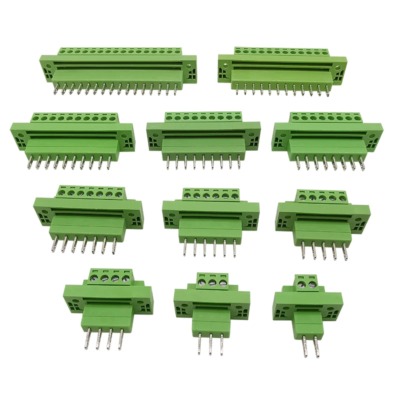 2 Pairs KF2EDGWB Pitch 5.08mm Male Female PCB Screw Terminal Block Connector 2/3/4/5/6/7/8/9/10/12/16 Pin Terminals Plug Socket