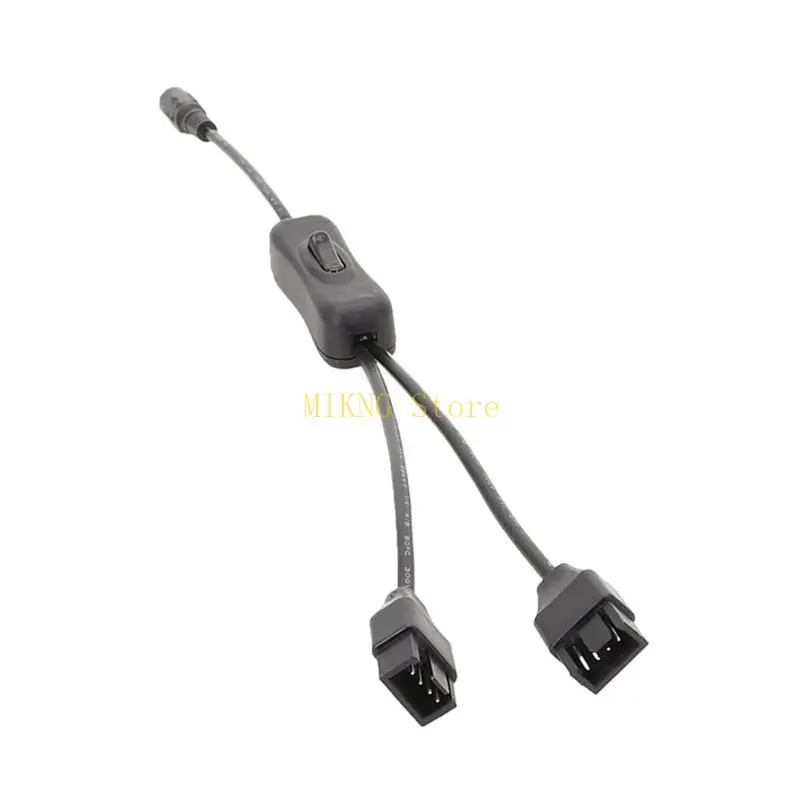 DC5.5x2.1mm yang andal ke Kabel Adaptor Daya 4Pin untuk Powering PC Case Fans Sale Terbaik