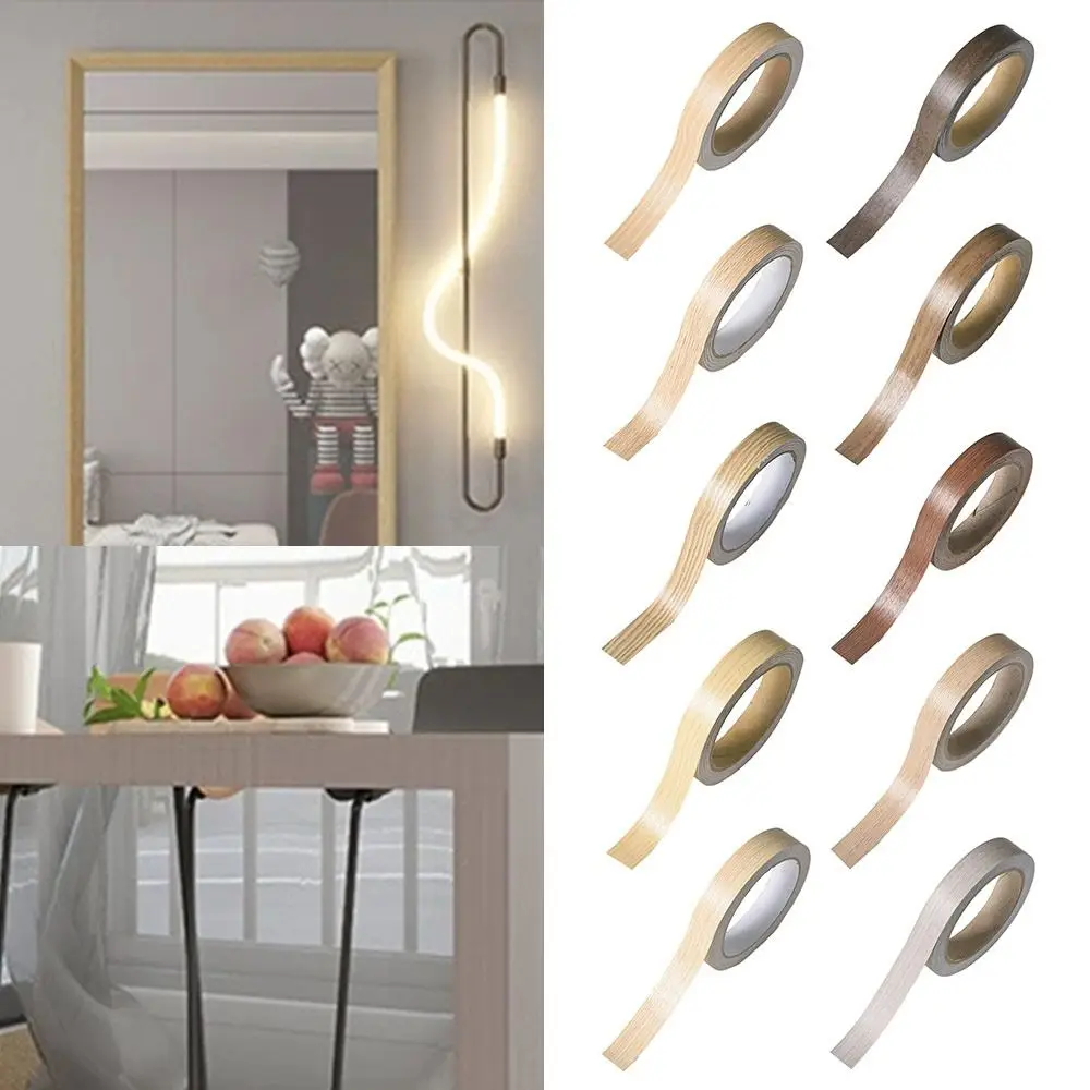 

10m*1.8cm Wood Grain Edging Tape PVC Thickened Border Sealing Strips Self Adhesive Decorative Beauty Seam