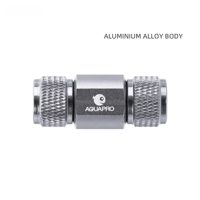 CO2 Aluminiumalloy Check Valve Aquarium Accessories Fish Tank Supplies Equipment Akvarium Checker Terrarium Fishbowl Cylinder