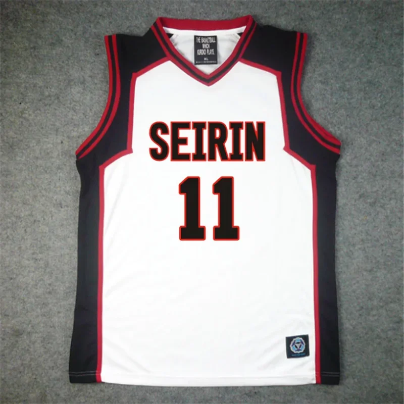 3D Kuroko no Basket Basuke Cosplay Uniform SEIRIN Basketball Jersey Number 10 11 Kagami Taiga Sportswear Tees Shorts Costume Set