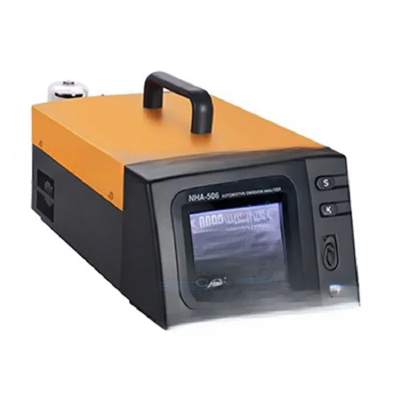 NHA-506 Portable Vehicle Exhaust Gas Analyzer Five Gases HC/CO/CO2/O2/NO Concentration Universal Emission Detector