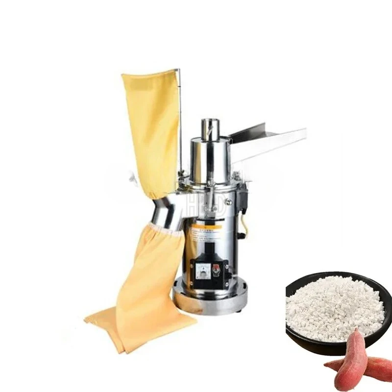 

Electric Grinder With Continuous Feeding Of Grains, Food, And Vanilla Crusher