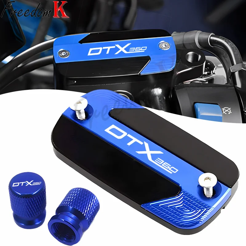 Fit For KYMCO DTX 360 DT X360 360 TCS DTX360 2022 2023 Scooter Motorcycle CNC Front Brake Reservoir Fluid Tank Oil Cup Cover