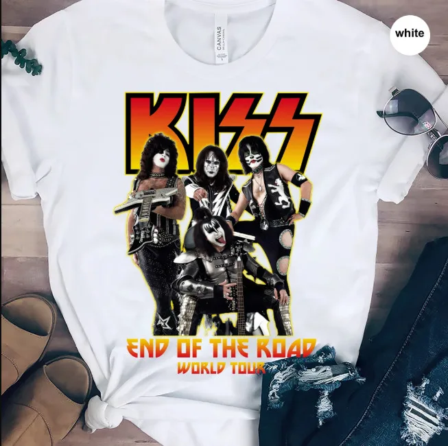 قبلة للجنسين تي شيرت نهاية جولة الطريق هوديس | إتيسي #1