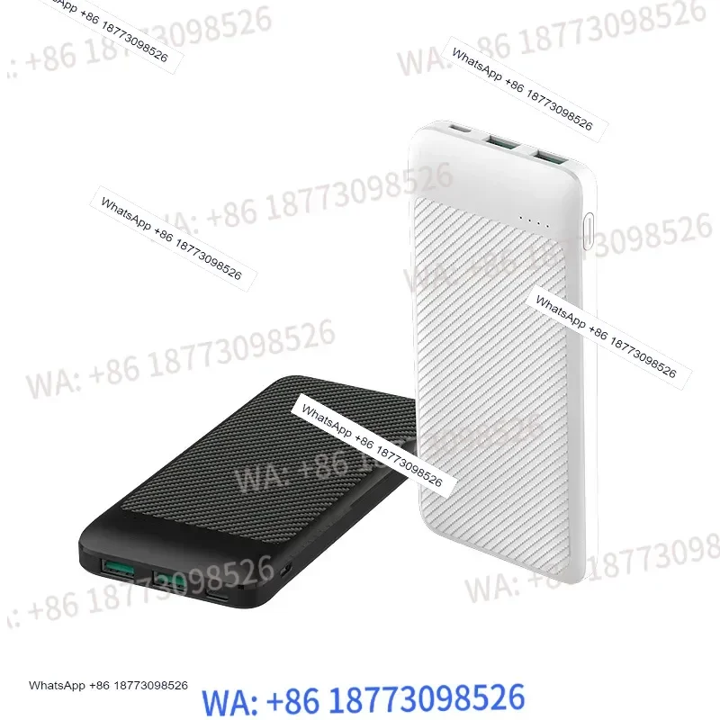 WST Charging Bank 10000 mA PD Bidirectional Fast Charging Ultra Thin Dual Output Mobile Power Supply Ultra Thin Portable Chargin