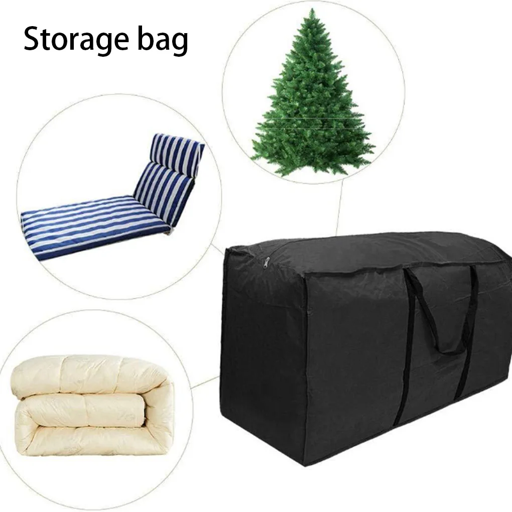 Storage Bags Waterproof SurfaceOxford Fabric Carrying Case Cushion Generous Pouch Outdoor Portable Grey 116×47×51cm