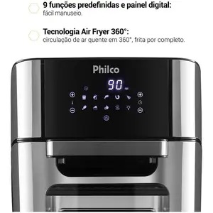 Elektrelbraten ohne Öl/Luft Frittier Philco - 220 V 12 Hauptverkäufe Elektrische Breitmaschine - №5