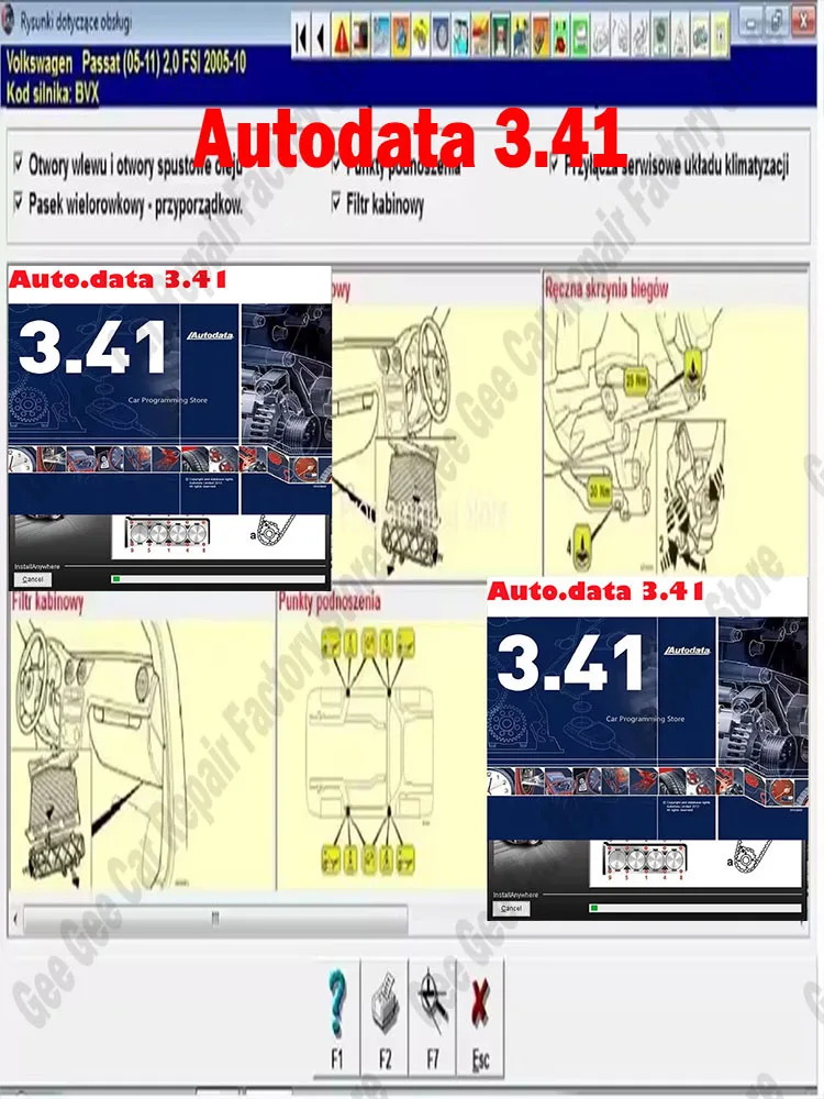 Autodata 3.41 Język Polski Skaner OBD2 Oprogramowanie do Diagnostyki Samochodów Narzędzie do Konserwacji Samochodów Autodata Schematy Elektryczne Dane — 2