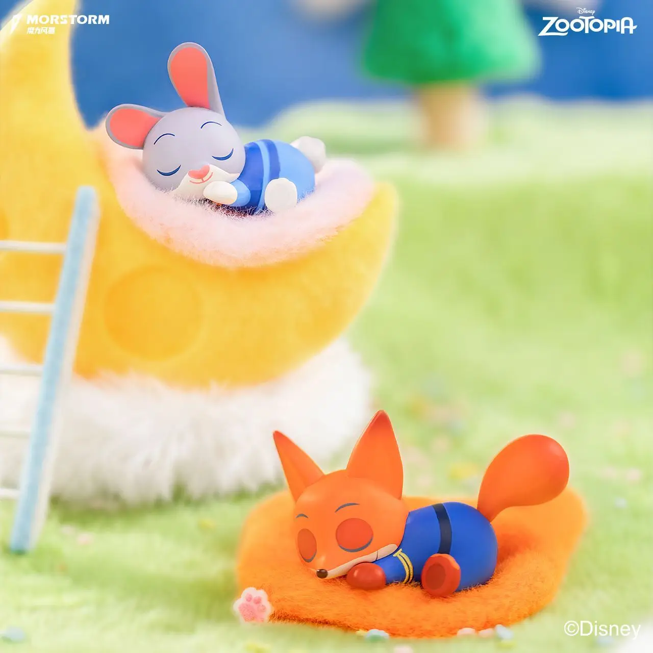 شخصيات ديزني الرسمية Zootopia Lying Down Fun Series صندوق أعمى هدية محيطية قابلة للجمع