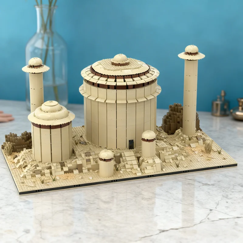 

4175pcs MOC Desert Palace For A Modular Space Star Battle Model Building Blocks Architecture Christmas Gifts Toy Idea Education