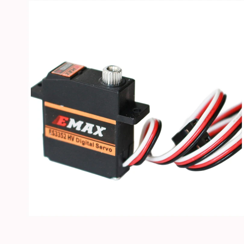 EMAX-Alta Tensão Metal Gear Digital Servo, Servo para todos os fins, 12g, 9mm, Mini Avião, Carro, Robô, Barco, Módulo RC Acessório, ES3352HV