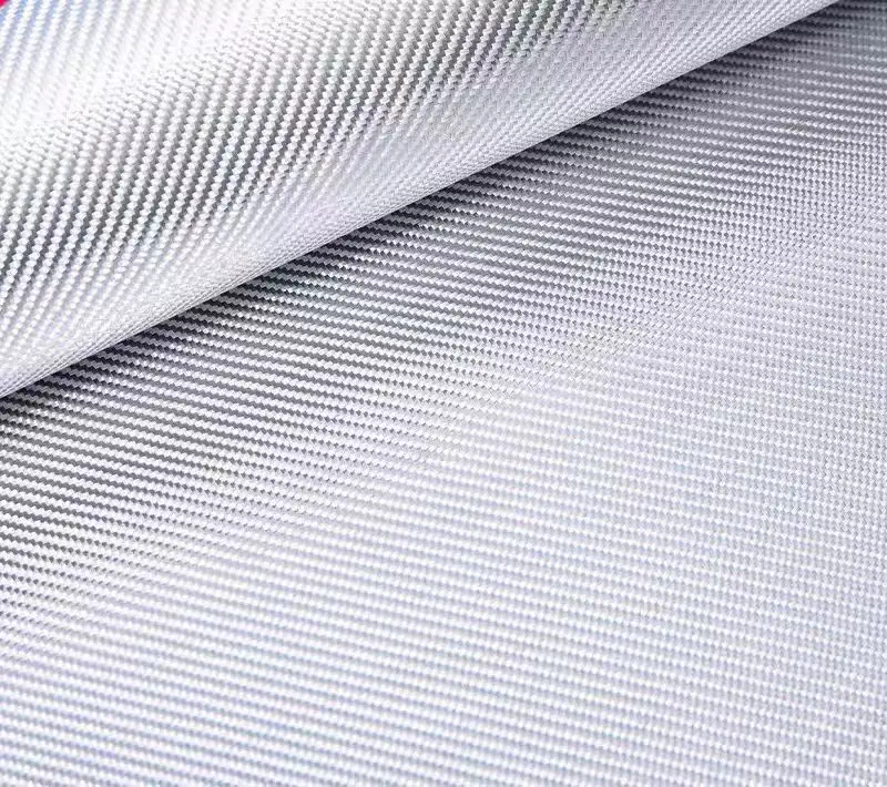 3k 240gsm Plating Bright Silver Glass Fiber Fabric Fiber Cloth Fabric 2x2 Twill 1m Width Commercial Grade 30cm/50cm Length