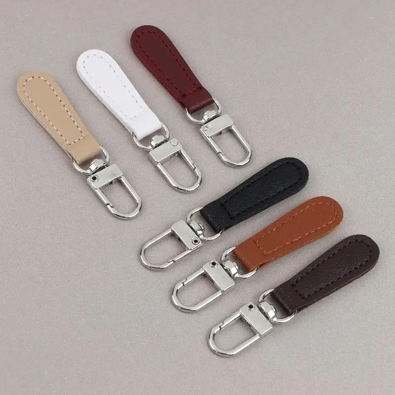 4 Stück PU-Leder Reißverschluss-Ersatzteile, Reißverschluss-Ziehlaschen für Taschen, Gepäck, Geldbörsen, Rucksäcke – Detail 9