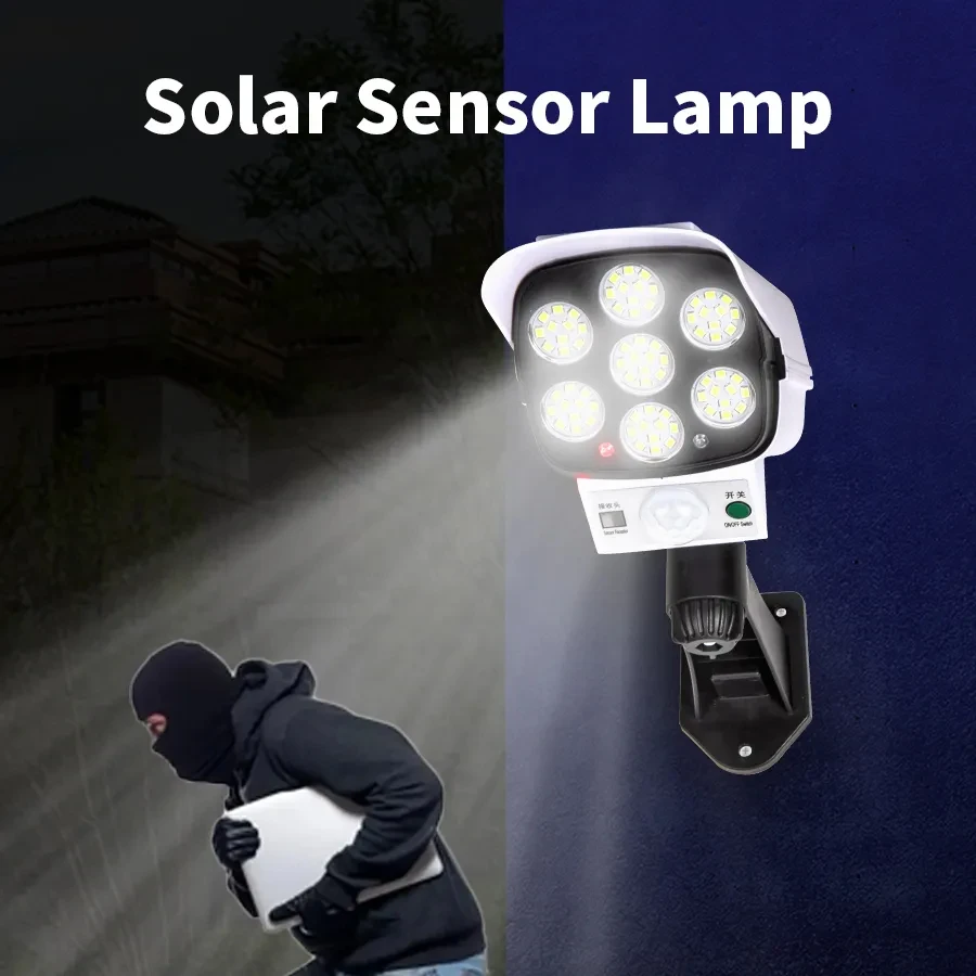 77 Leds Solar Light LED Outdoor Solar Light Motion Sensor Solar Night Lamp Security Dummy Camera Lamp IP65 Waterproof Light