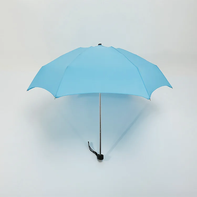 37 بوصة 6 العظام متعدد الألوان المحمولة جيب مظلة قابلة للطي صغيرة الطقس والمطر 50 أضعاف صندوق مظلة سميكة #2