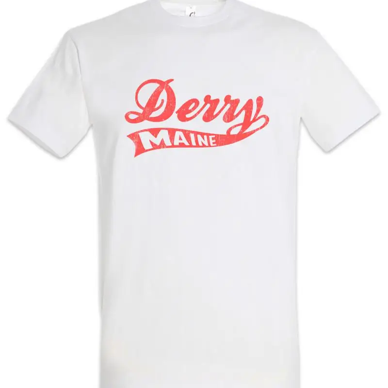 Derry Maine T Shirt The Dark Symbol Sign Logo Tower Book City Insignia