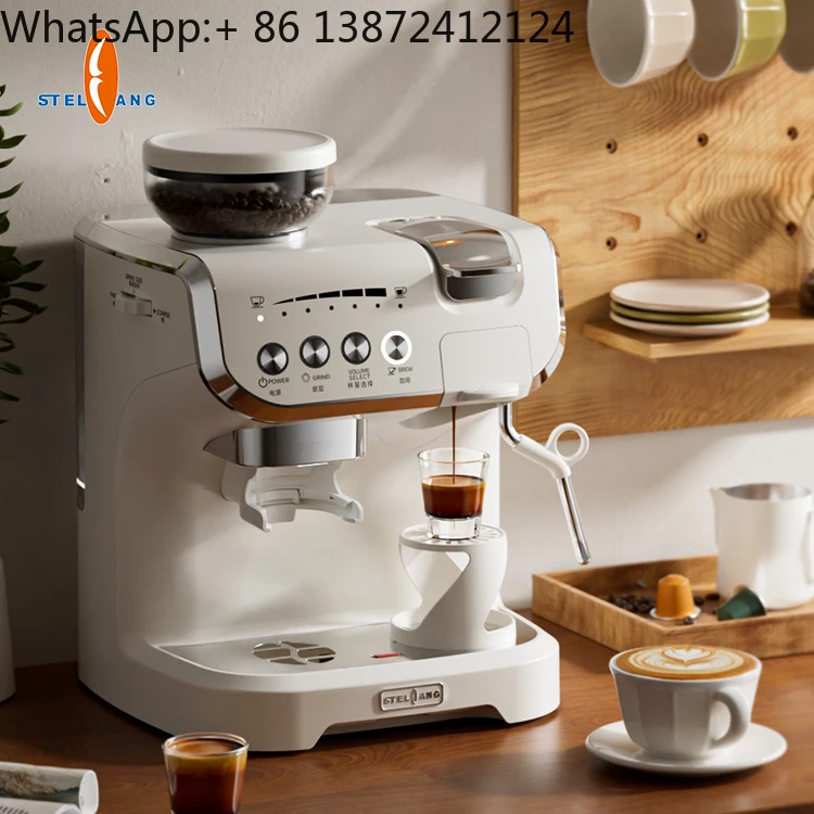 

All in 1 Multi Capsule NP DG Coffee Machine Maker with Grinder Built in Coffee Bean to Powder for Commercial