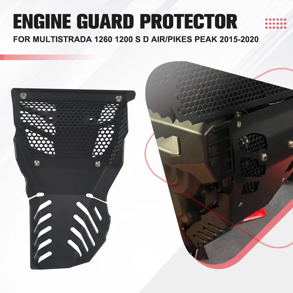 

2020 Motorcycle For Ducati Multistrada 1200 1260 Pikes Peak/S D Air 2015-2019 2018 2017 2016 1200S Protector Engine Baffle Guard