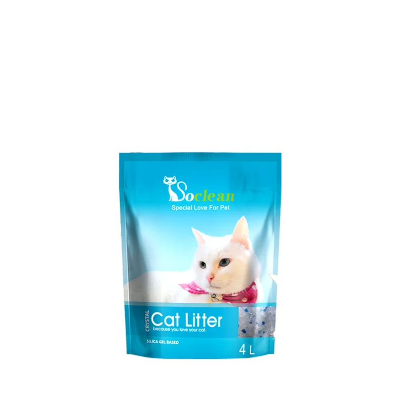 

STLF Eco-Friendly Crystal Cat LitterS with Sea Fresh Fragrance Dust-Free Silica Gel Made From Silica Gel-Target Audience Cat Own
