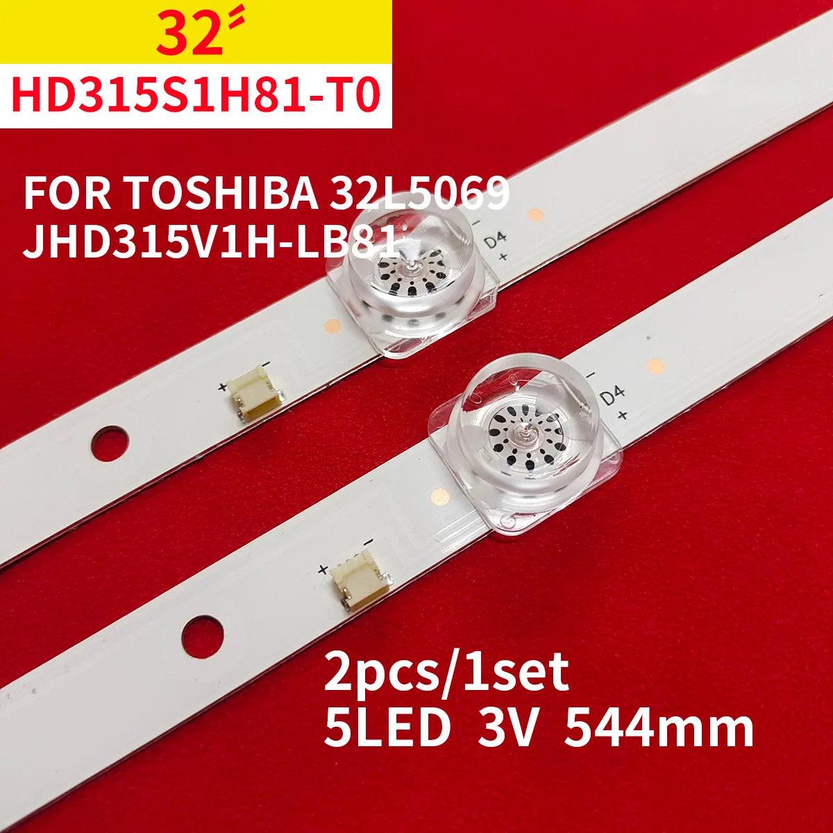 LED backlight For 32L5069 jhd315v1h-lb81 hz32e35ad HD315S1H81-T0 2x5 _ 15 APT-32LB02 VER2.4 2019050801+APT-HXLB19062