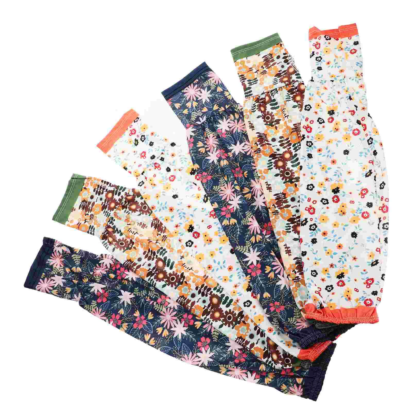 

3 Pairs Sun Protection Sleeves Garden UV Arm for Women Polyester (polyester Fiber) Flower Wraps Protective Miss Women's