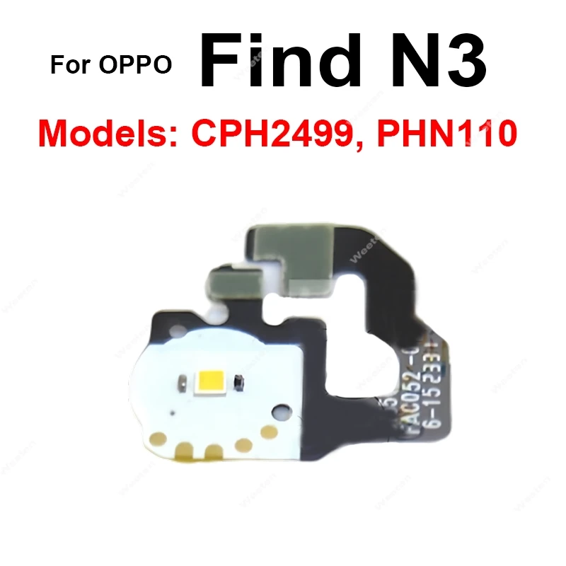 

FlashLight Sensor Flex For OPPO Find N2 N3 Ambient Proximity Flashlight Microphone Flex Cable Replacement Parts