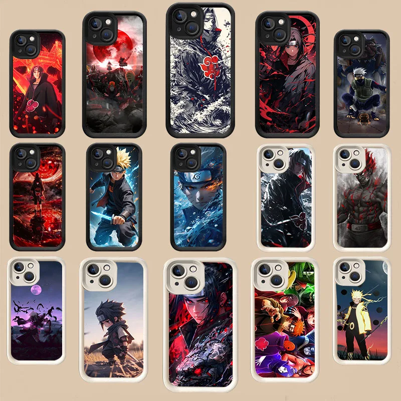 WAA-21 Naruto White Stepped TPU Case For Samsung A21S 24 25 33 34 35 51 53 55 73 S23 24 Plus Ultra