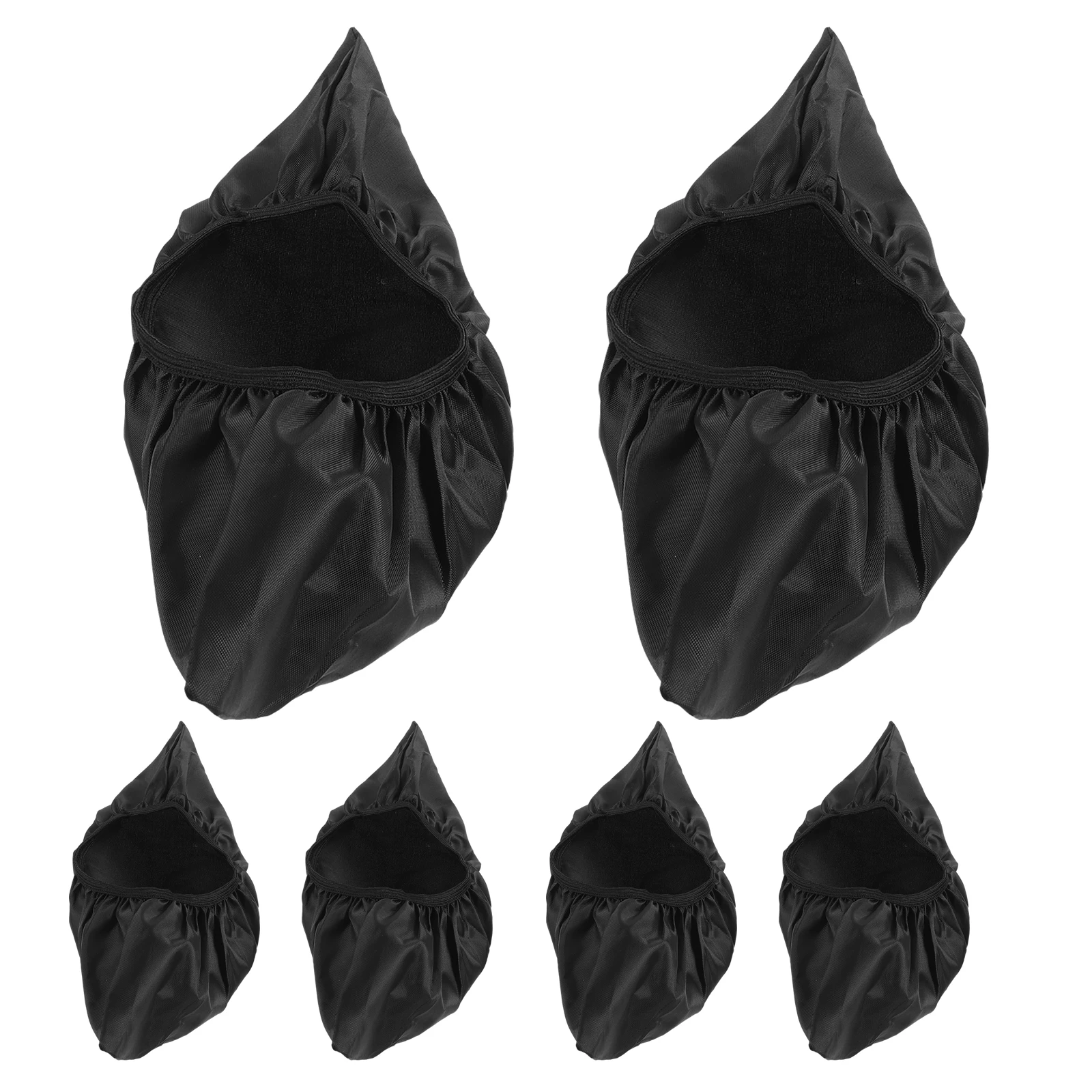 

3 Pairs Black Universal Roller Skate Knife Holder Covers PVC Protective Dust Guards for Skating Shoes Accessories