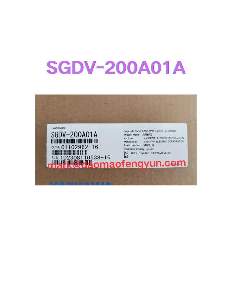 

SGDV-200A01A Новый сервопривод