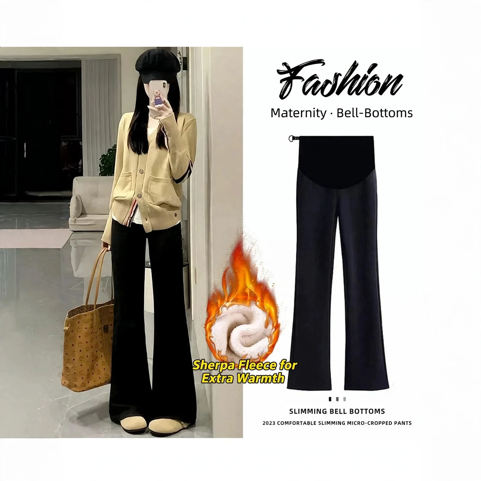 Maternity Pants High Waist Belly Support Slim Fit Stretch Pregnant Women Spring Summer Autumn Casual Daily Home Wear