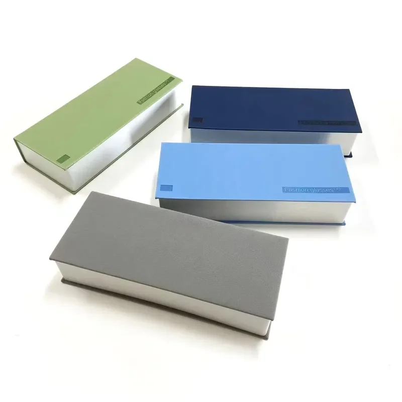 Large Rectangular Velvet Sunglasses Storage Box Turquoise Glasses Case Luxury Packaging for Eyewear Organization and