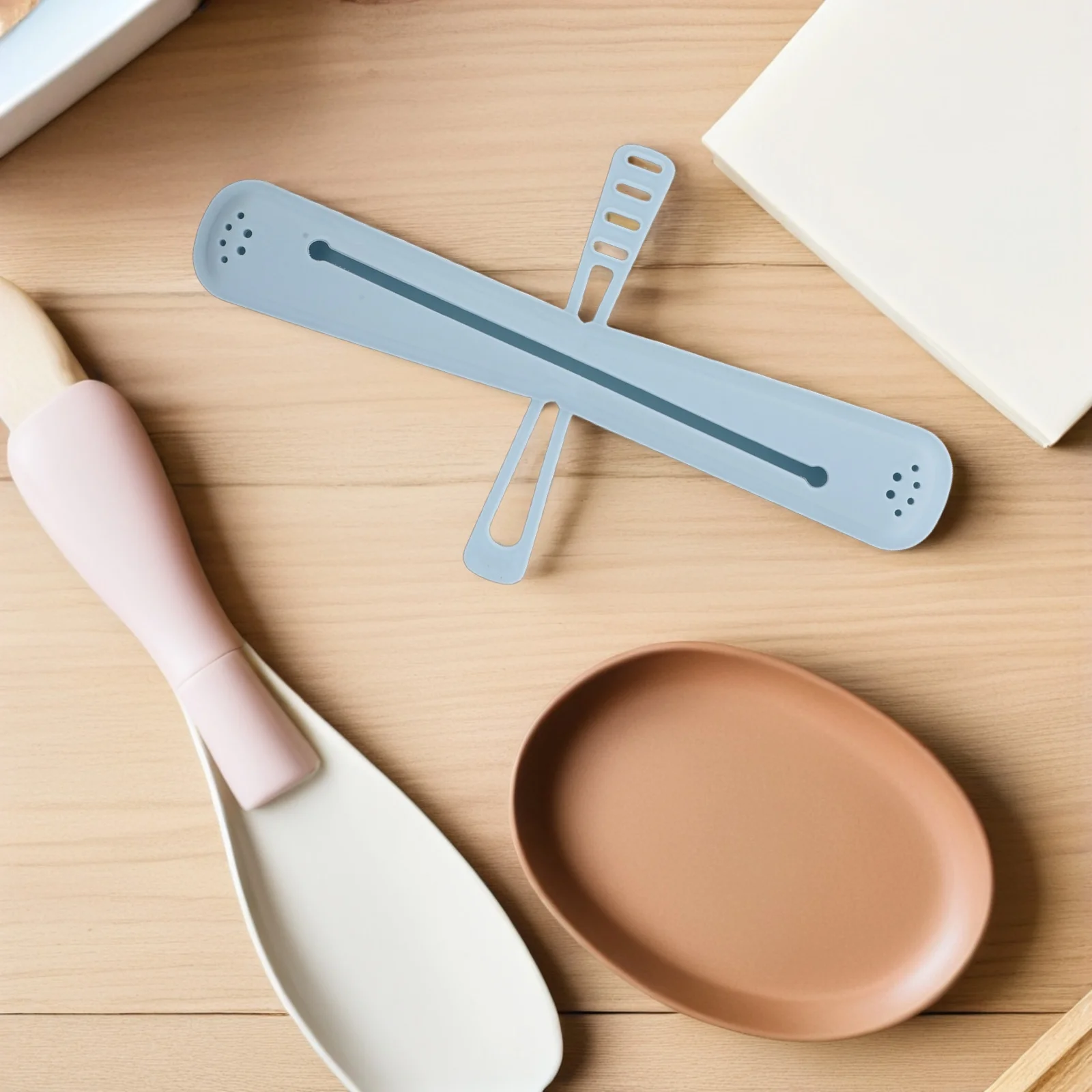 حافظة فرشاة أسنان للسفر من السيليكون الأزرق، حامل صندوق تخزين فرشاة الأسنان المقاوم للماء لرحلات العمل والعطلات