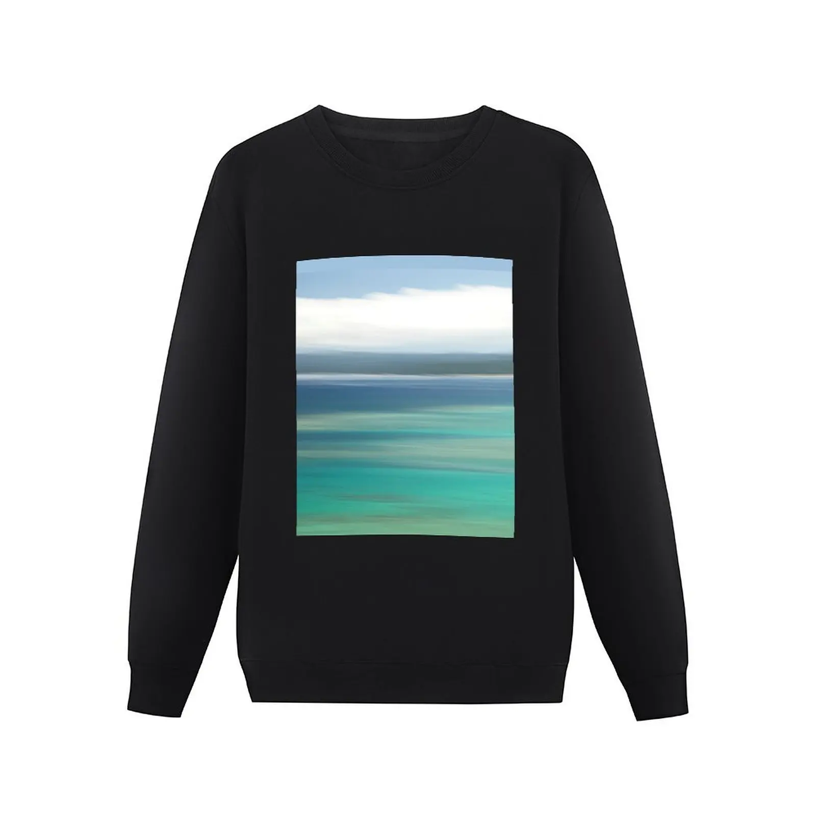 Okinawa, Japan Kouri Island Abstract Photography Ocean Art Pullover Hoodie hooded shirt men wear winter man sweatshirt