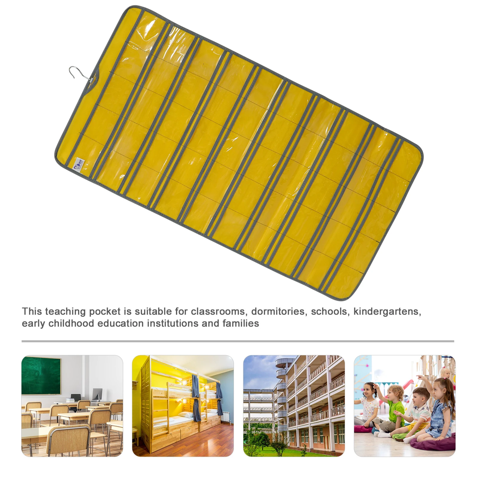 

Card Pocket Organizer Hanging Storage Pockets Closet Door Wardrobe Bag over The