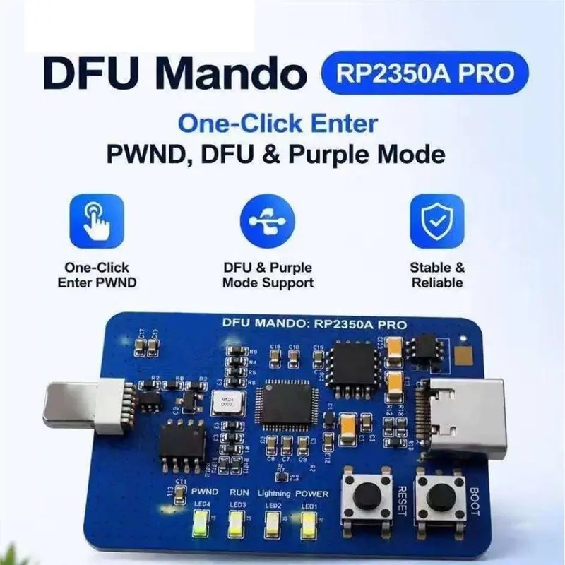 DFU MANDO RP2350A PRO Automatic DFU Tool Entering DFU / PWN Mode Phone Repair Tool-[Frki A79G]