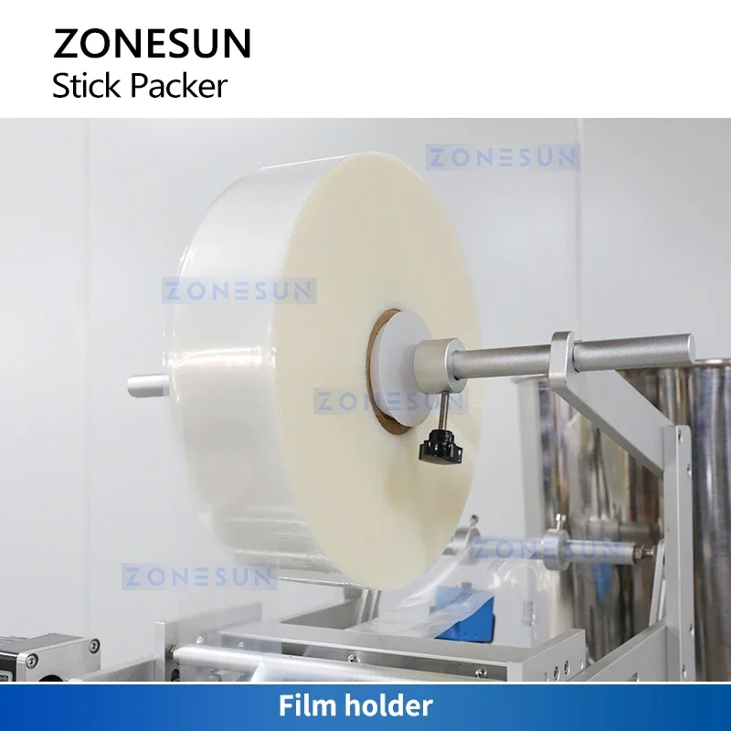 ZONESUN ZS-FS240LS Paste Mixing Heating Filling Sealing Machine Sachet Packaging with Date Coder Cream Ketchup Production Y