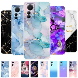 For Redmi Note 12S Case For Redmi Note 12s Silicone Fashion Painted Soft Phone Case for Xiaomi Redmi Note 12S Cover Bumper