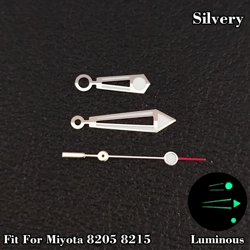 Fit For NH35/NH36  ETA 2836 2824 Miyota 8205 8215 movement Watch Hands Green Luminous  Watch Hands  hollow out WatchHands