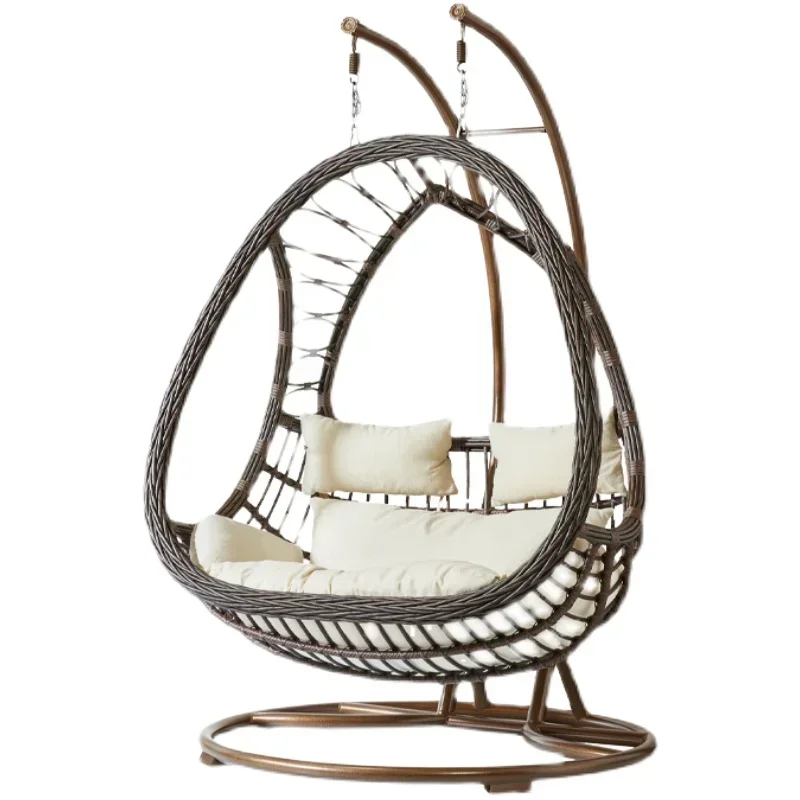 

Hanging Chair Household Hanging Basket Rattan Chair, Single Double Cradle Chair