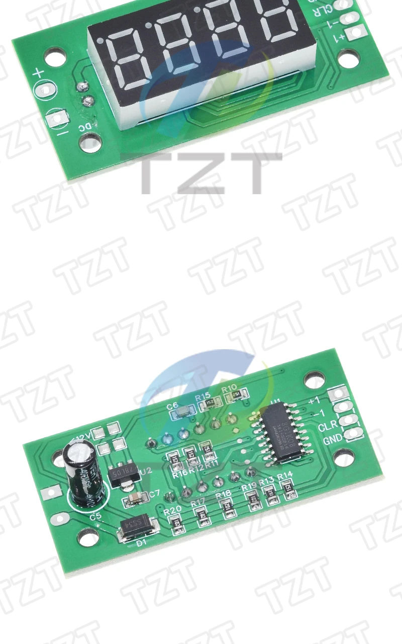 0-9999 DC 4-25V Elektronisches Digitalzählermodul LED Niedrigpegel-Schaltzählermodul mit Stromausfall-Speicherfunktion – Detail 9