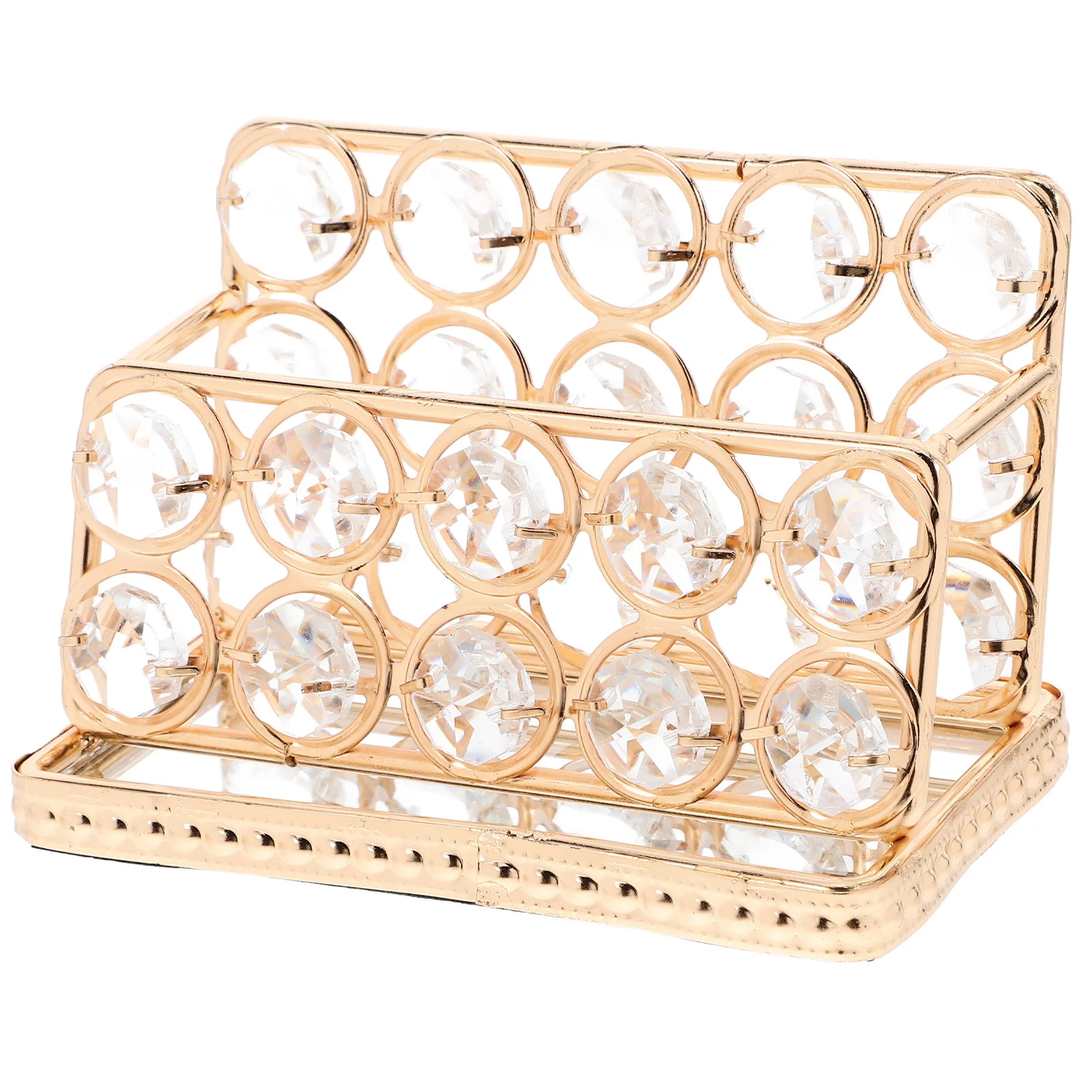 

Desk Business Card Holder Smooth Edges Reusable Small Size Multiple Cards Display Stand Professional Organizer for Meetings