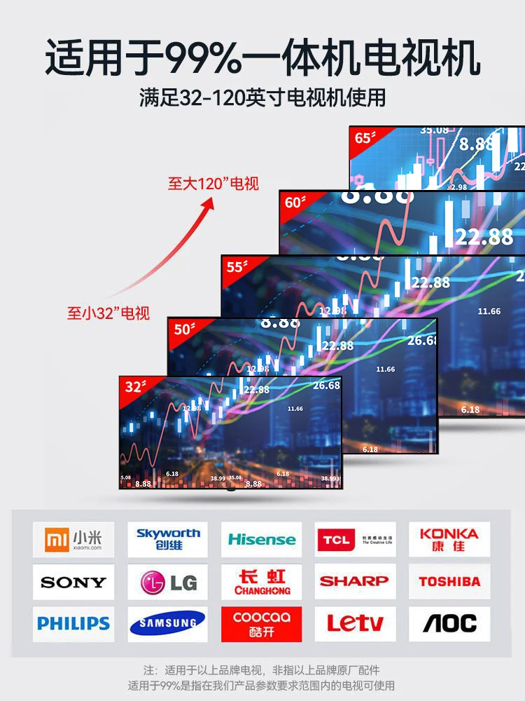 The TV stand is mobile, telescopic, swivel and floor-to-ceiling, suitable for 75-inch Huawei wheeled cart