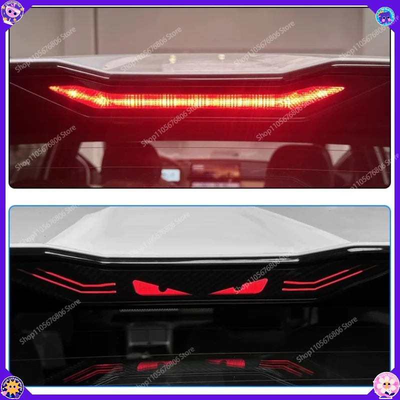 High Mount Stop Light Protective Sticker For Geely Galaxy Starship 7 Rear Tail Lamp Exterior Decoration Modification Parts
