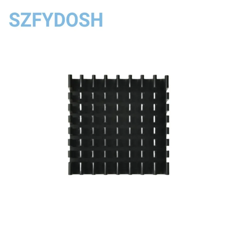 Electronic Heatsink Radiator Cooler Radiator 37X37X24MM High Quality Black Slot Heat Sink