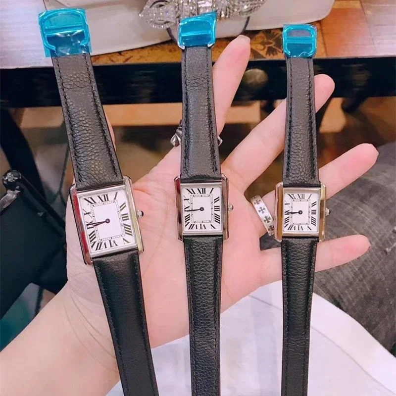 2025 أفضل العلامات التجارية الفاخرة TK سلسلة ساعة للنساء جودة عالية المرأة ساعة كوارتز جلدية رجل Relogio Feminino #5