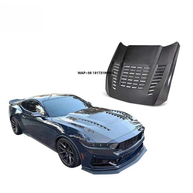 

2024 Model for Mustang GT4 Carbon Fiber Hood